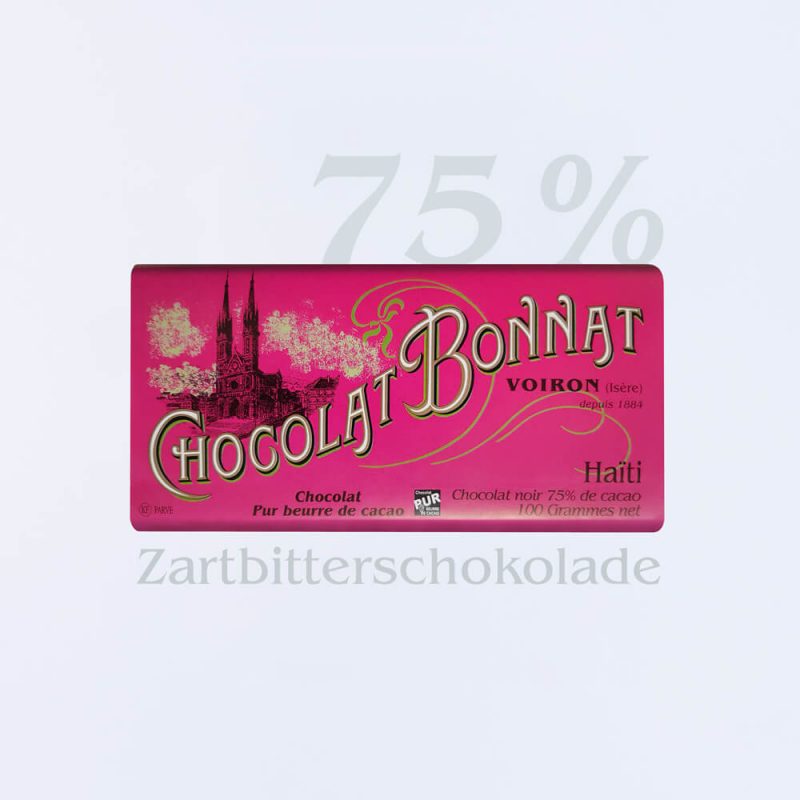 Bonnat Zartbitterschokolade Haiti 75 %