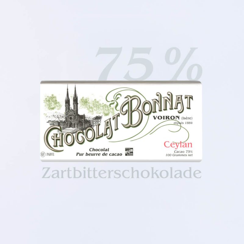 Bonnat Zartbitterschokolade Ceylan 75 %