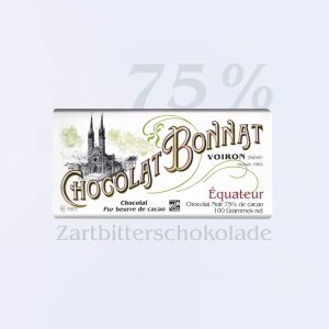 Bonnat Zartbitterschokolade Equateur 75 %