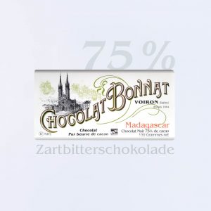Bonnat Zartbitterschokolade Madagascar 75 %