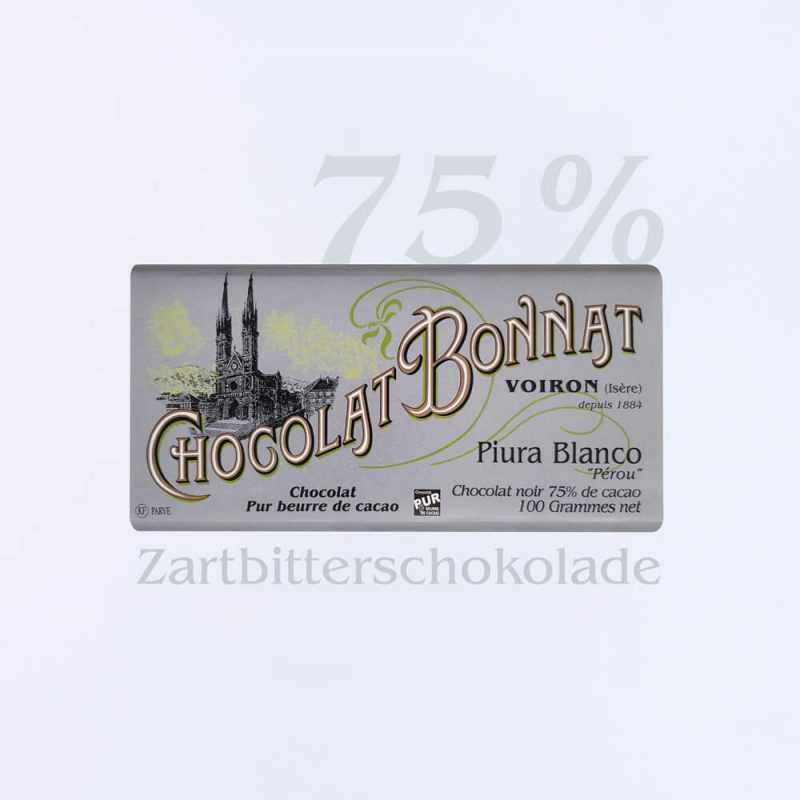 Bonnat Zartbitterschokolade Piura Blanco 75 %